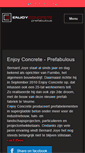 Mobile Screenshot of enjoyconcrete.be